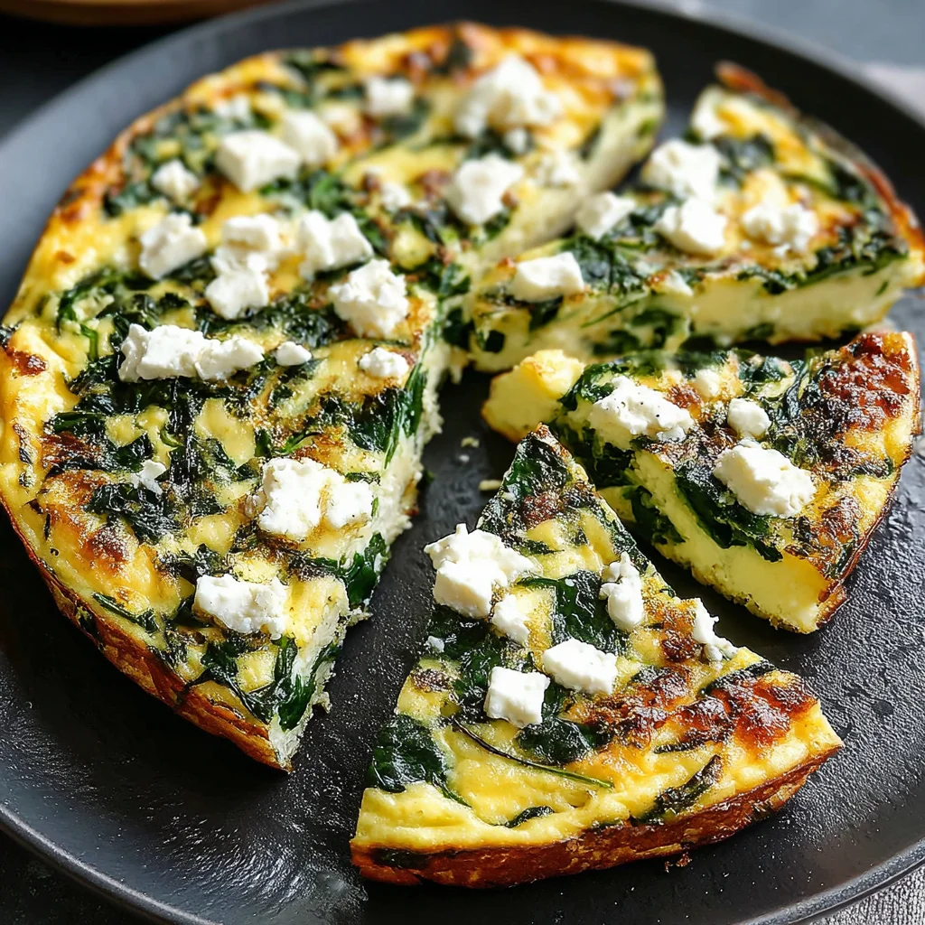 Cremige Spinat-Feta-Frittata: Das ultimative Rezept für Genuss und Gesundheit!