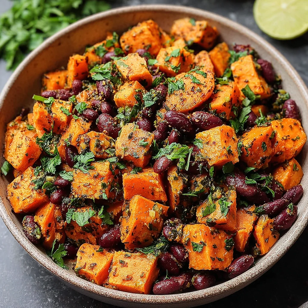 Gerösteter Süßkartoffel-Bohnen-Salat: Das ultimative Rezept für gesunde Genussmomente