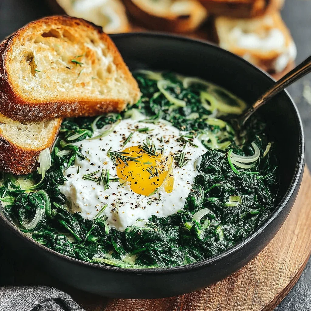 Gesunder Spinat mit Frühlingszwiebeln und griechischem Joghurt: Ein einfaches Rezept für jeden Tag