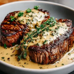 Knoblauchbuttersteak mit Parmesan-Sahnesauce: Das ultimative Rezept für ein unvergessliches Dinner!
