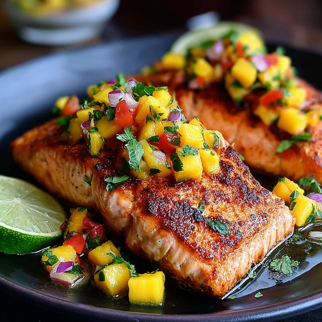 Lachs mit Mangosalsa: Das ultimative Rezept für ein gesundes Geschmackserlebnis!
