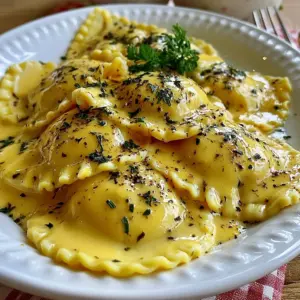 Butternut-Kürbis-Ravioli mit Ahorn-Cremesauce – das perfekte Rezept für den Herbst!