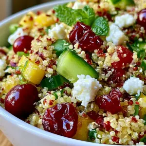 Cranberry-Quinoa-Feta-Salat: Das gesunde Rezept für einen Geschmackskick!