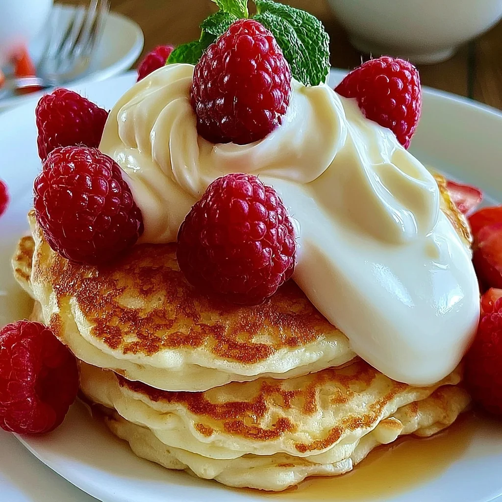 Fluffige Pfannkuchen mit Joghurt – das einfache Rezept für dein perfektes Frühstück!