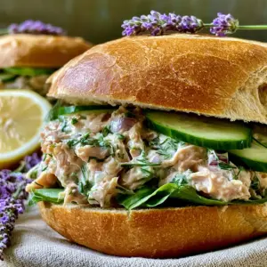 Köstliches Lavendel-Hühnchen-Rezept: Das erfrischende Sandwich für deinen Genuss!