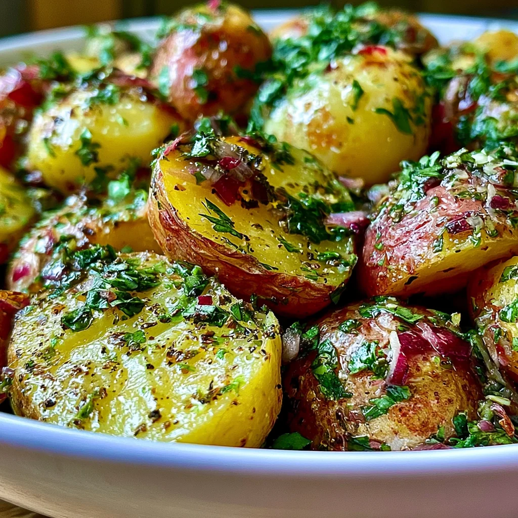 Kräuter-Röstkartoffelsalat Rezept: Knusprig, frisch und unwiderstehlich lecker!