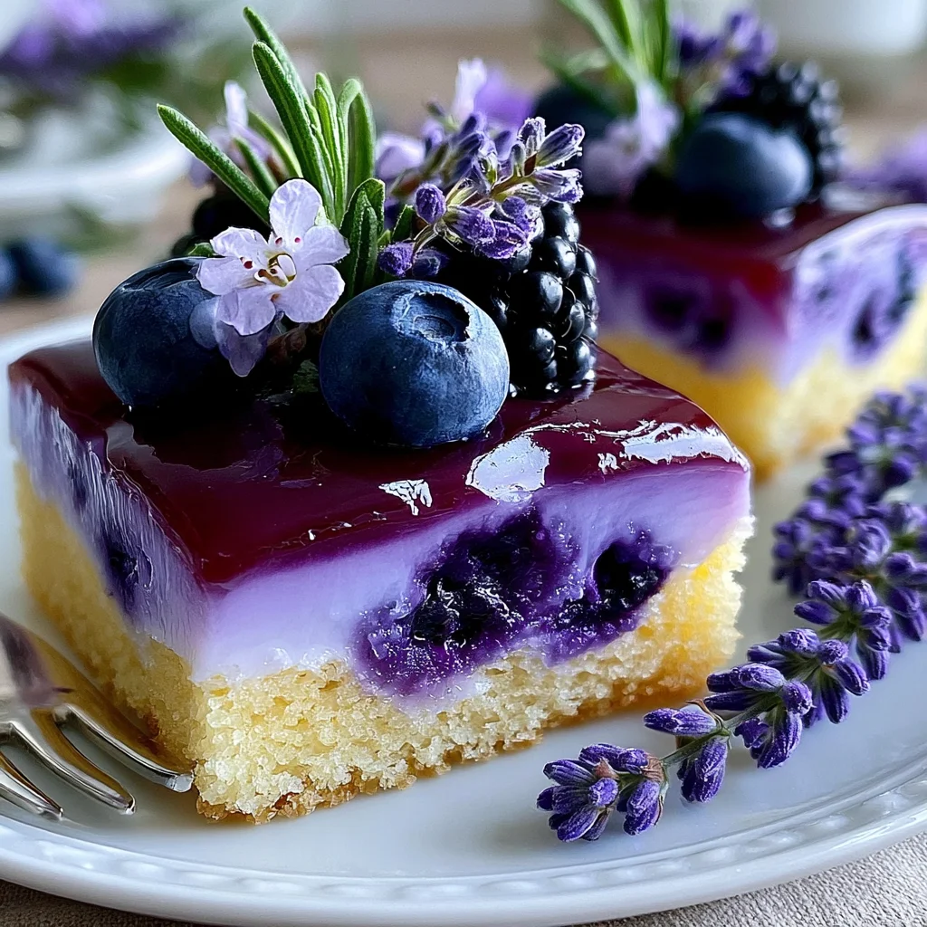 Mini Lavendel-Heidelbeer-Kuchen: Das unwiderstehliche Rezept für deinen nächsten Kaffeeklatsch!