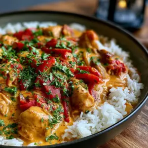 Paprika-Sahne-Hähnchen: Das einfache Rezept für ein schnelles und leckeres Abendessen!