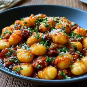 Gnocchi mit Chorizo und cremiger Harissa-Sauce: Ein schnelles Rezept für ein Geschmackserlebnis!