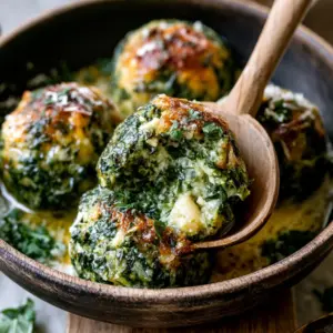 Köstliche Spinatknödel mit Parmesan – Das einfache Rezept für ein gesundes Vergnügen!