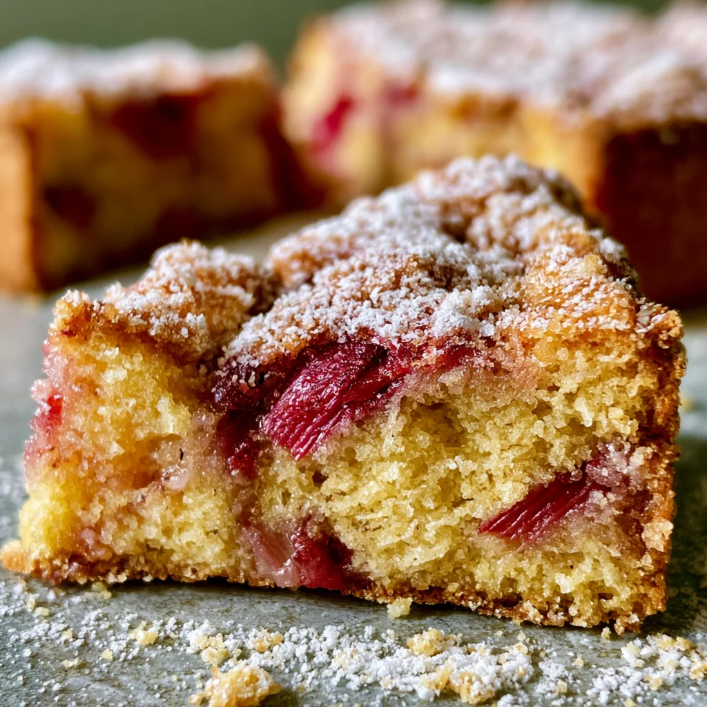 Saftiger Rhabarberkuchen: Einfaches Rezept für den perfekten Genuss!