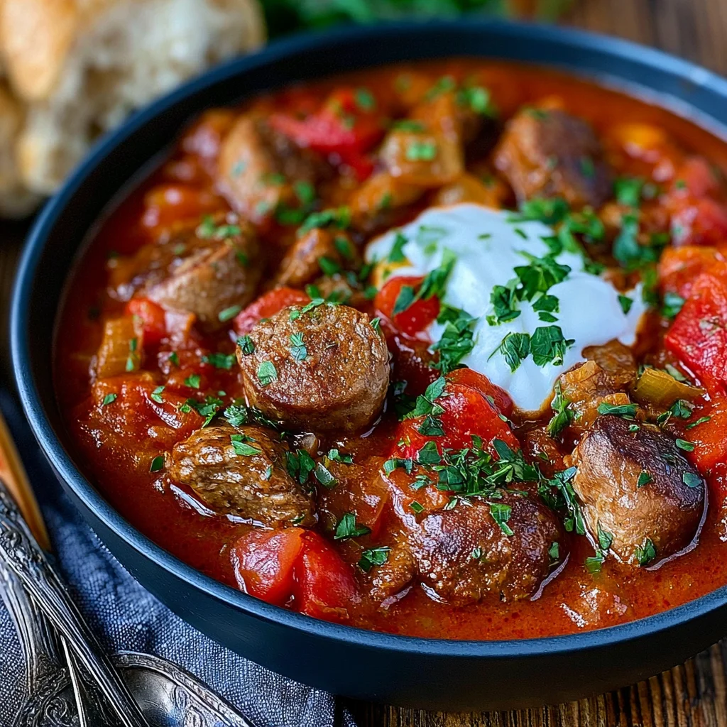 Würstchengulasch für Kinder: Das einfache Rezept für ein schnelles Familienessen!